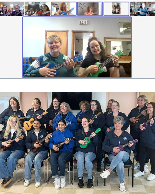 Ukulele practice