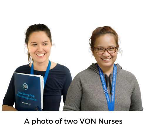 a photo of two VON nurses1