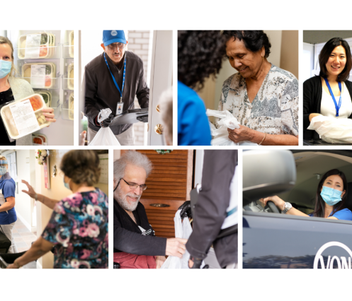 Collage of Meals on Wheels