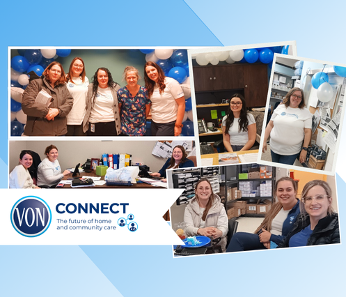 Collage of VON Connec Launch Day Photos