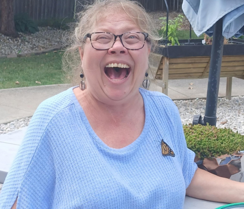 Windsor ADP client and participant in butterfly project