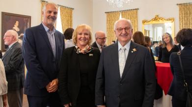 Photo, left to right: Jeff Densmore, VON Regional Executive Director, Jo-Anne Poirier, VON President and CEO, and His Honour The Honourable Arthur J. LeBlanc, Lieutenant Governor of Nova Scotia 