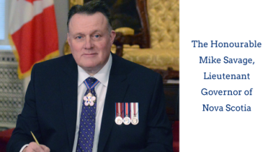 A Message from the Lieutenant Governor of Nova Scotia